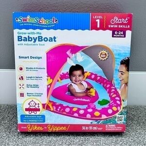 New! Swim School level 1 (6-24 months) baby boat